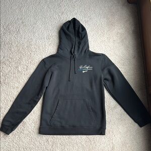 Barry Sanders Nike Black Sweatshirt Hoodie Relaxed Fit